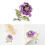 Legering Imitatie Blad Glitter Speld Paars 4