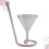 Creative Spiral Cocktailglas Mit (Pink) 4