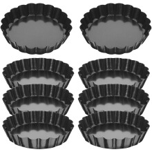 8St Mini Tarteformen Mit Herausnehmbarem Für Mousse Und Kuchen