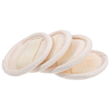 4Stk. Luffa Pads Gesichtsreinigung Peeling Schwämme