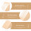 100Stk Kraft Sandwichboxen Sandwichverpackung Papier 10