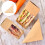 100Stk Kraft Sandwichboxen Sandwichverpackung Papier 6
