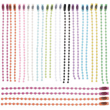 200 Kugelkettchen Mit Anhänger Für Schlüsselbänder Und Schmuck