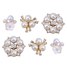 30 Stk Strass Perlen Verzierungen Imitat Diamant Haarschmuck Brosche