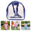 Clear Rucksack Transparenter Leichter Schultergurt 8