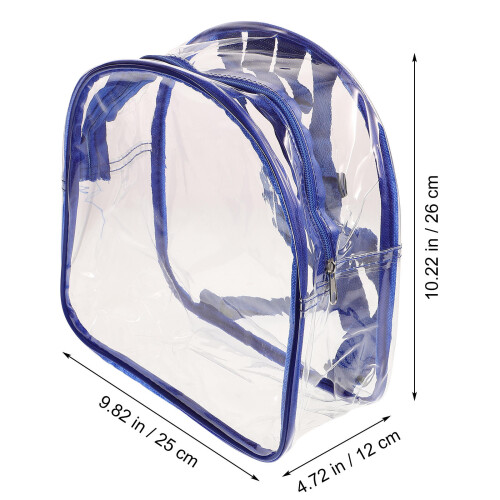 Clear Rucksack Transparenter Leichter Schultergurt 2