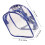 Clear Rucksack Transparenter Leichter Schultergurt 2