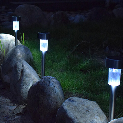 2 Solarbetriebene LED Leuchten Für 2