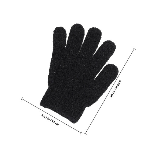 10Stück Peeling Duschhandschuhe Fünffinger Körperwaschhandschuhe 1