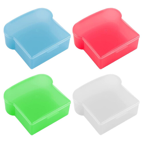 4Stk Kunststoff Schalenartiger Bento Halter 2