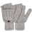 1 Paar Damen Wollhandschuhe Mit Fäustling Winter (Grau) 9