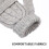 1 Paar Damen Wollhandschuhe Mit Fäustling Winter (Grau) 7