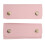2Stk PU Leder Bag Handle Wrap Pink Handgriff Schutz Dekoration 1