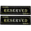2Stk Tischplatte Schild Reservierter Platz Karte 6