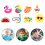20St PVC Cartoon Ringe Für Finger 4