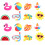 20St PVC Cartoon Ringe Für Finger 3