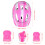 1 Set Kinder Rollschuh Schützer Mit Helm Knieschoner Ellbogenschoner 3