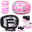 1 Set Kinder Rollschuh Schützer Mit Helm Knieschoner Ellbogenschoner 7