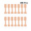 200 Sleutelhanger Sticker Display Kaart Prijsaangeving Rond 8