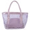 Transparente Tragetasche Mit Reißverschluss Punktemuster 3