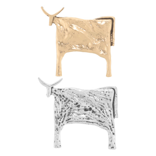 2Stk Vivid Rindförmige Brosche Kleidungsbrosche Ornament 2