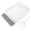 White Plastic Cat Litter Potty Semi-Enclosed Splash-Resistant Pan 7