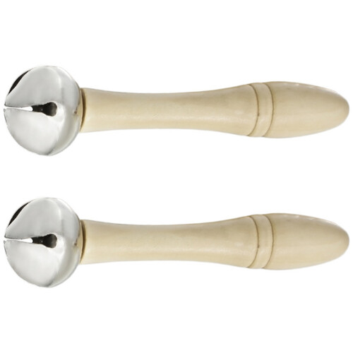 2Stk Glöckchen Handklingel Vertikales Musikinstrument Geschenk