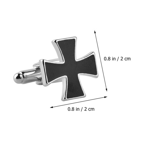 1Paar Manschettenknopen Alloy Decoratie Pak 2