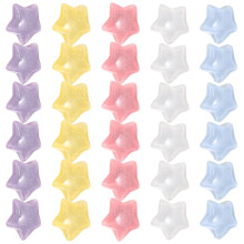 30Pcs Assorted Color Star Push Pins Sturdy Thumbtacks for Memo Boards