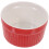 5Stk. Keramik Backschale Mit Korbgriffloser Dessertkleinschale Rot 10