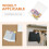 30Pcs Assorted Color Star Push Pins Sturdy Thumbtacks for Memo Boards 10