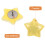 30Pcs Assorted Color Star Push Pins Sturdy Thumbtacks for Memo Boards 8