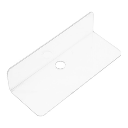 5Pcs 9" Transparent Acrylic Floating Wall Shelf For Room No Drill 2