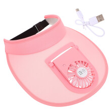 1 Pet Met Ventilator Campingpet Katoen Oplaadbaar Roze