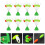 10 Fluorescerende Hengelaar Drijver Boei 4