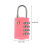 Customs Lock Bagage 4-Cijferig Wachtwoordslot Roze 4