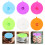 6Pcs Silicone Cup Lids With Diamond Design Universal Anti Dust Covers 5