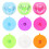 6Pcs Silicone Cup Lids With Diamond Design Universal Anti Dust Covers 8