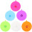 6Pcs Silicone Cup Lids With Diamond Design Universal Anti Dust Covers 9