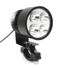 12V-85V 20W Motorcycle E-bike LED Headlight Lamp Accessories for Various Models (Black)
