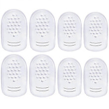 4 Pairs of Shockproof Heel Cushions Self-adhesive Inserts for Women's Footwear, Suitable for Various Shoe Styles