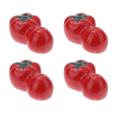 4Stück Essstäbchenablage Keramik