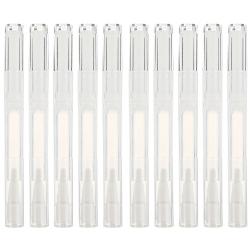 10St Transparente Leere Drehstift Nagelöl Mit Bürstenspitze