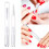 10St Transparente Leere Drehstift Nagelöl Mit Bürstenspitze 10