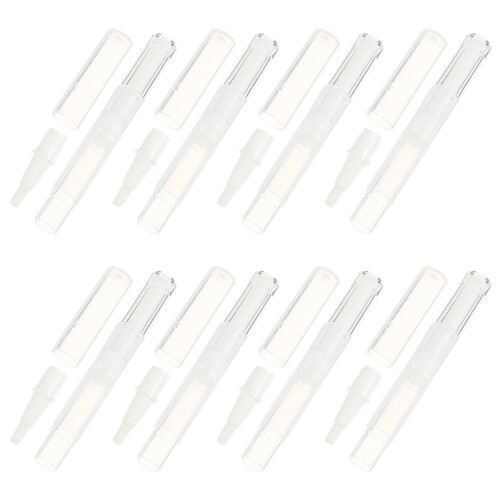 10St Transparente Leere Drehstift Nagelöl Mit Bürstenspitze 1