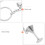 2Stk Kelchförmiger Schlüsselanhänger Cocktailshaker Design 8
