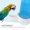 1St Kunststoff Automatischer Vogel Wasser Spender Behälter 8