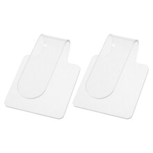 2Stk Transparente Acryl Make-up Mischpaletten Für Make-up Zwecke