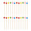 Drink Picks Zufallsfarbe 2 12x1x0,5 Cm 1