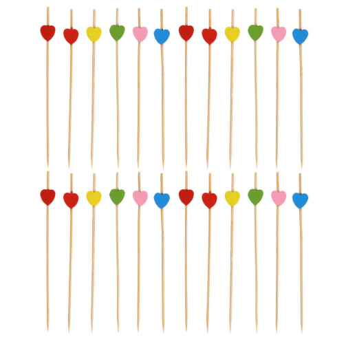 Drink Picks Zufallsfarbe 2 12x1x0,5 Cm